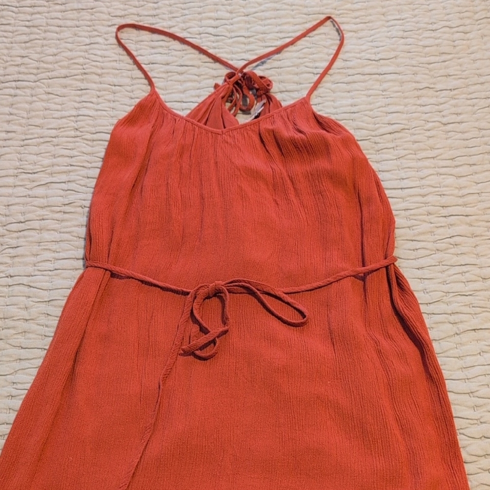 LOFT Terracotta Sleeveless Maxi-Dress - Picture 3 of 12